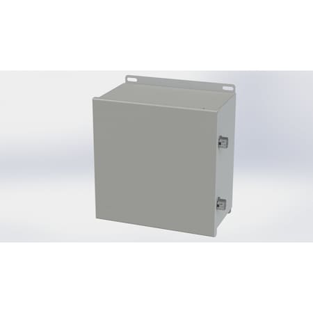 Saginaw Control & Engineering Screw Clamps Electrical Enclosures, 10.13 in H, 6 in D, 10 in W, NEMA 3R, 4, 12, 13, Carbon Steel SCE-10106CHNF